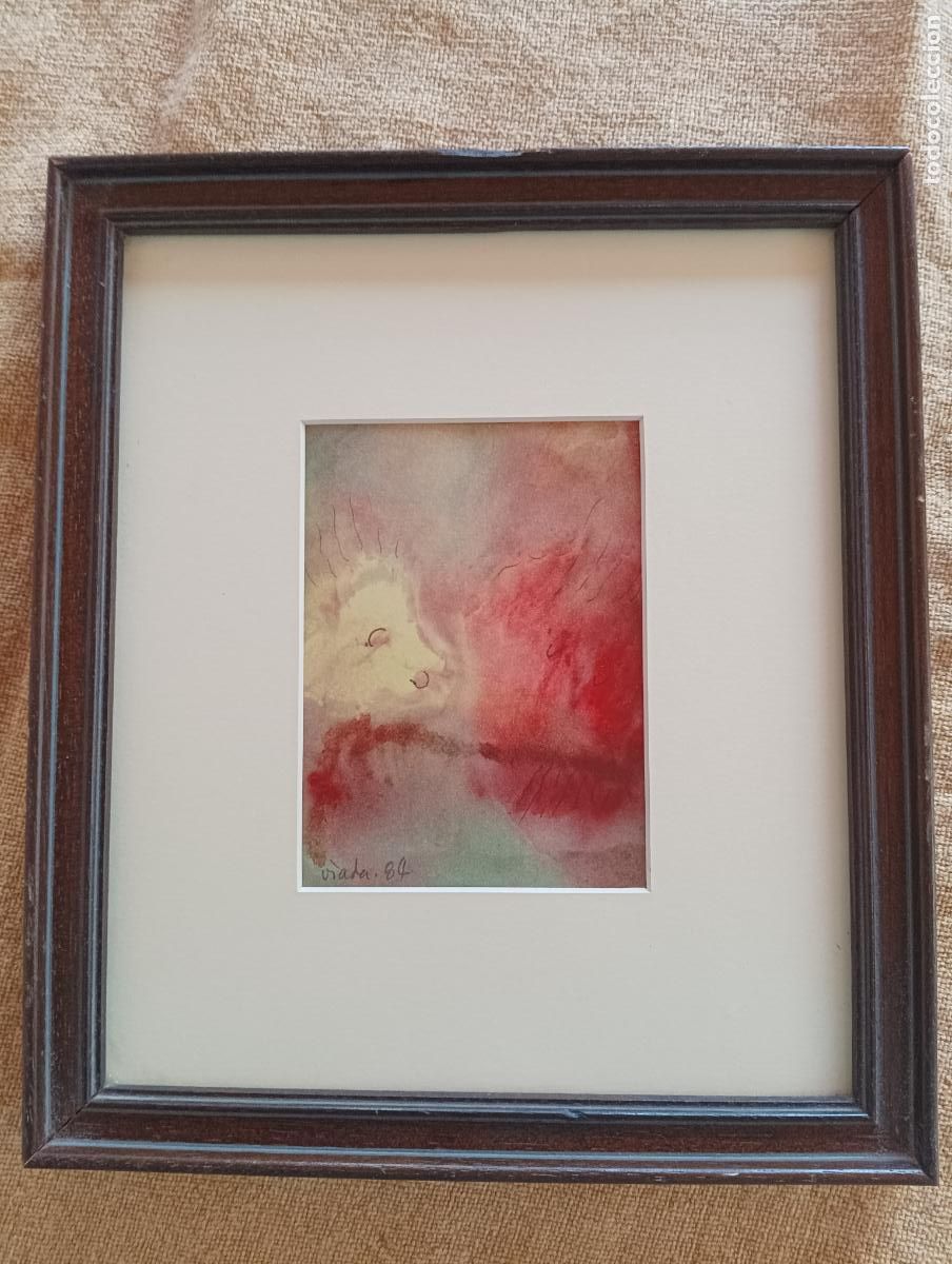 Art: Pere M&aacute;rtir Vi&agrave;da: Pintura sobre papel. Vi&agrave;da 84