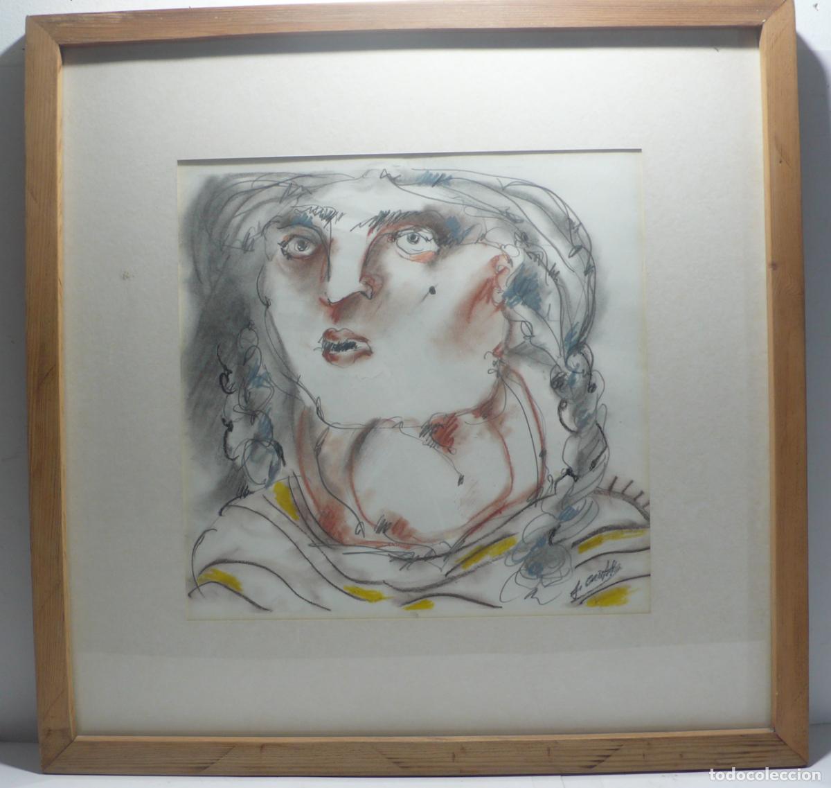 Arte: DIBUJO DE MUJER EN COLOR - Foto 1