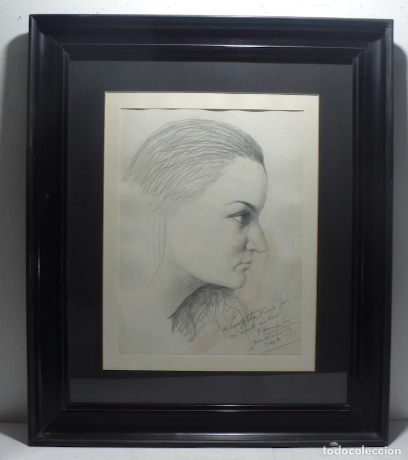 Arte: DIBUJO A LAPICERO DE MUJER - Foto 1