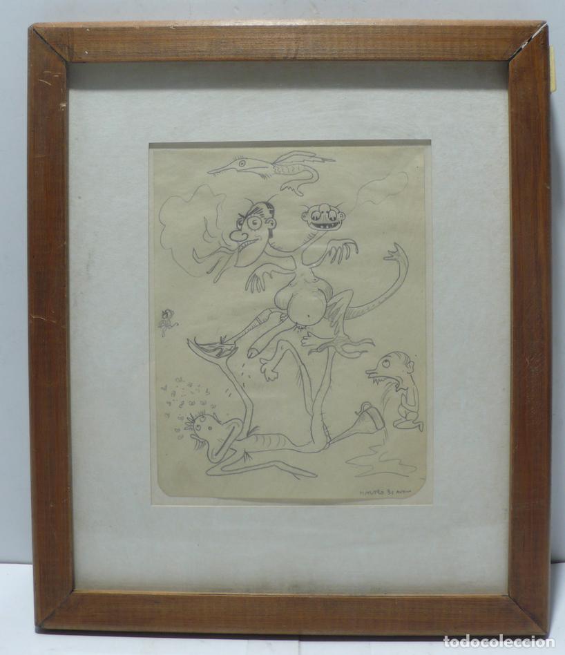 Arte: DIBUJO ORIGINAL A LAPICERO - Foto 1