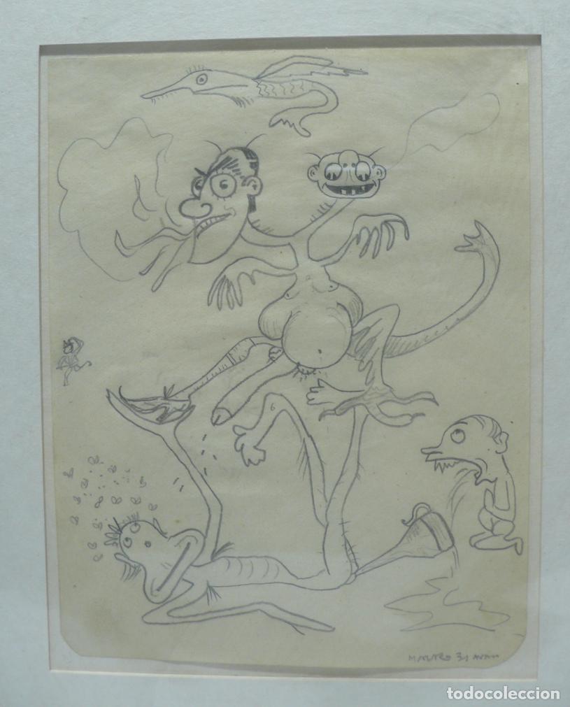 Arte: DIBUJO ORIGINAL A LAPICERO - Foto 2
