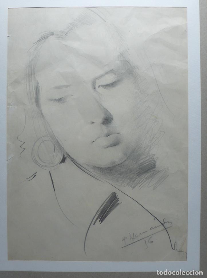 Arte: DIBUJO ORIGINAL A LAPICERO - Foto 2