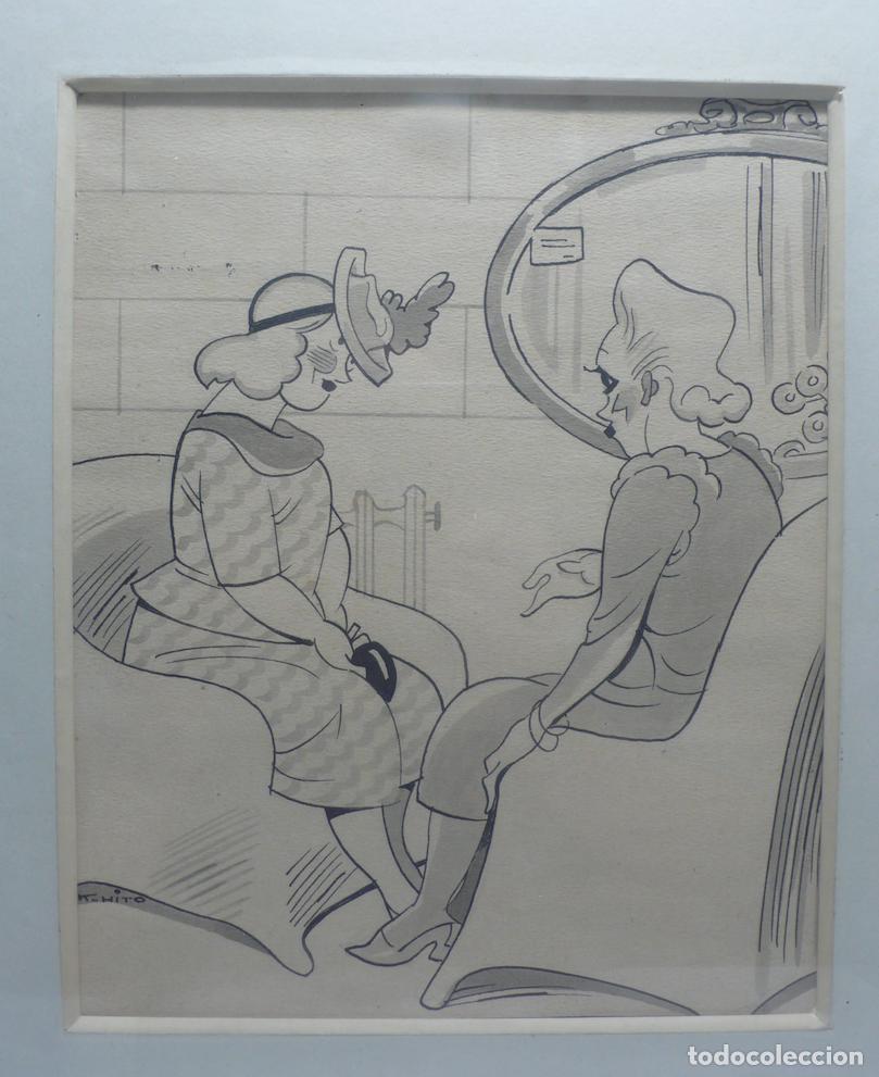 Arte: DIBUJO ORIGINAL TINTA - Foto 2