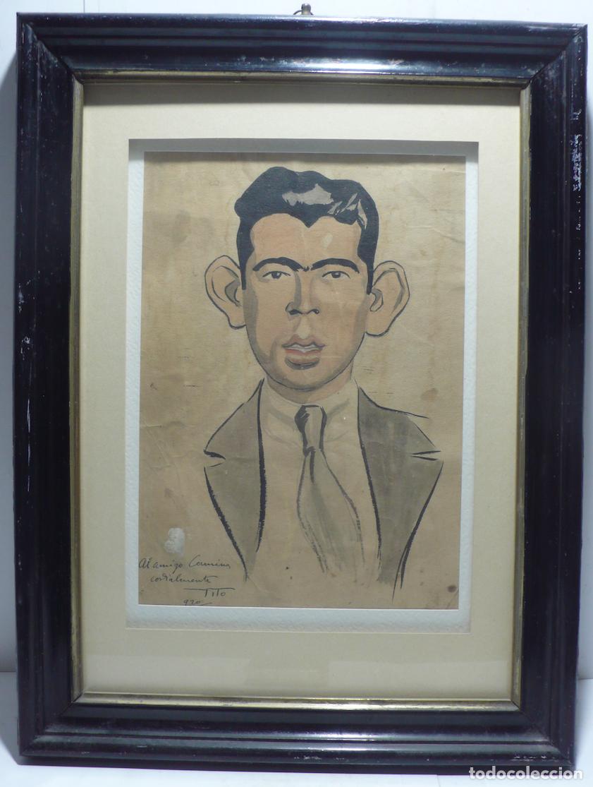 Arte: DIBUJO ORIGINAL TINTA - Foto 1