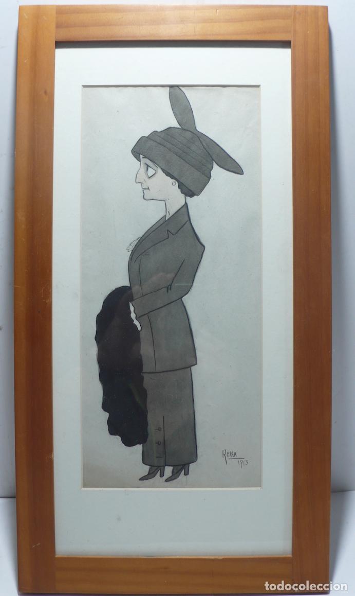 Arte: DIBUJO ORIGINAL DE MUJER - Foto 1