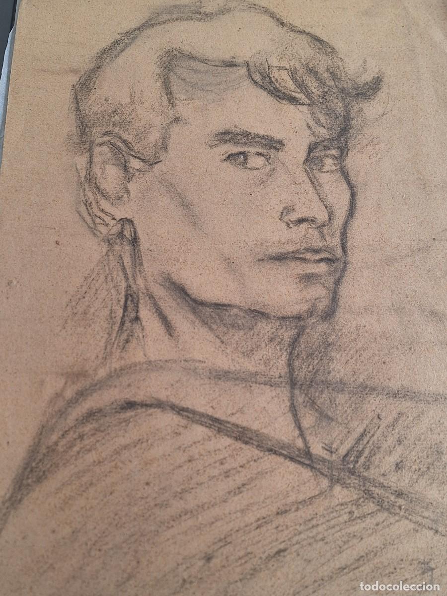 Kunst: BIBUJO CARBONCILLO RETRATO MASCULINO