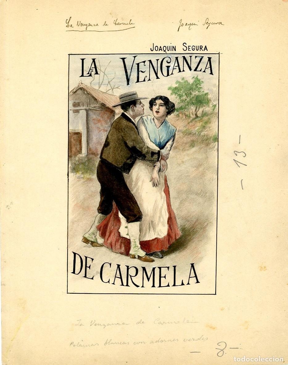 Art: Portada Original / La Venganza de Carmela / Joaquin Segura