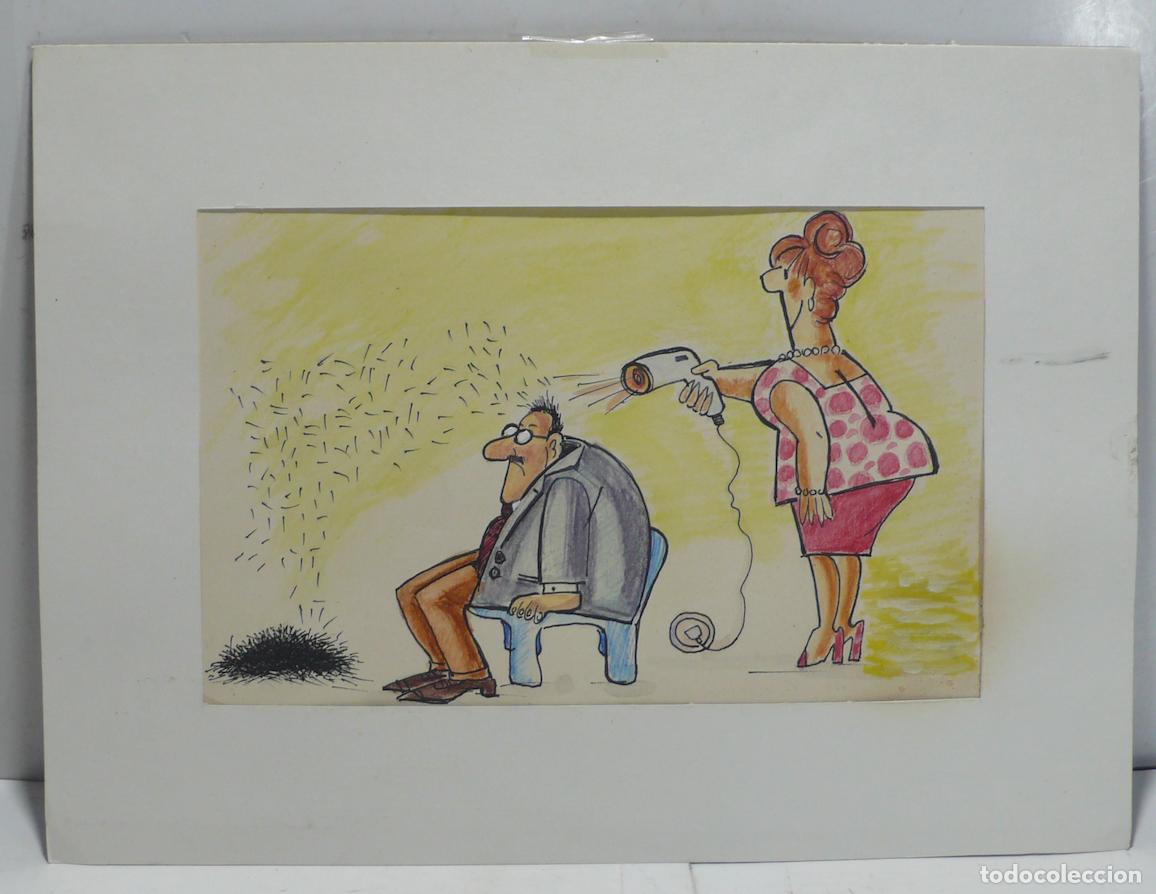 Arte: DIBUJO ORIGINAL TINTA - Foto 1
