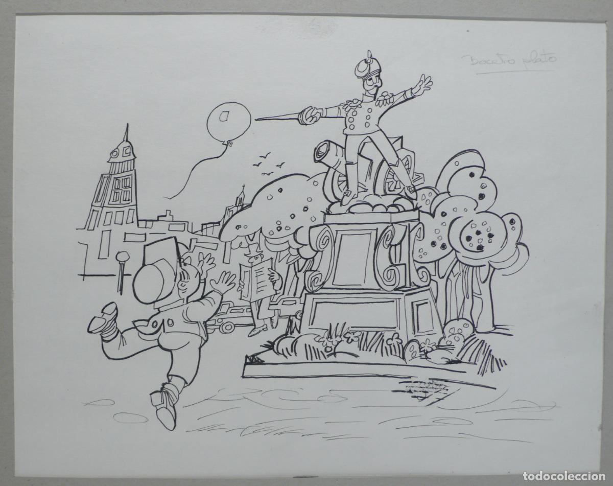 Arte: DIBUJO ORIGINAL TINTA - Foto 2