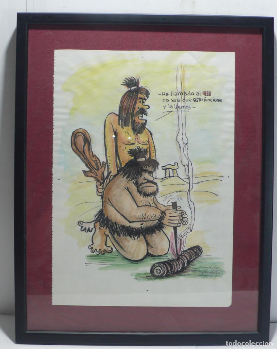 Arte: DIBUJO ORIGINAL TINTA - Foto 1