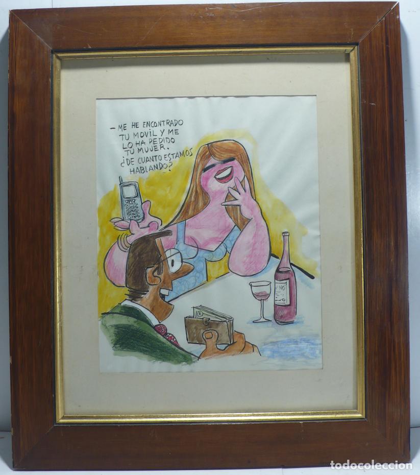 Arte: DIBUJO ORIGINAL TINTA - Foto 1