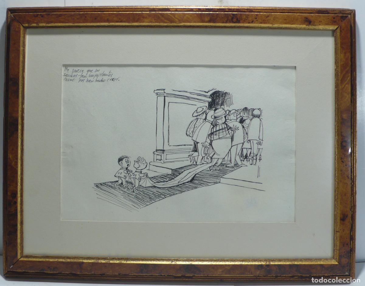 Arte: DIBUJO ORIGINAL TINTA - Foto 1
