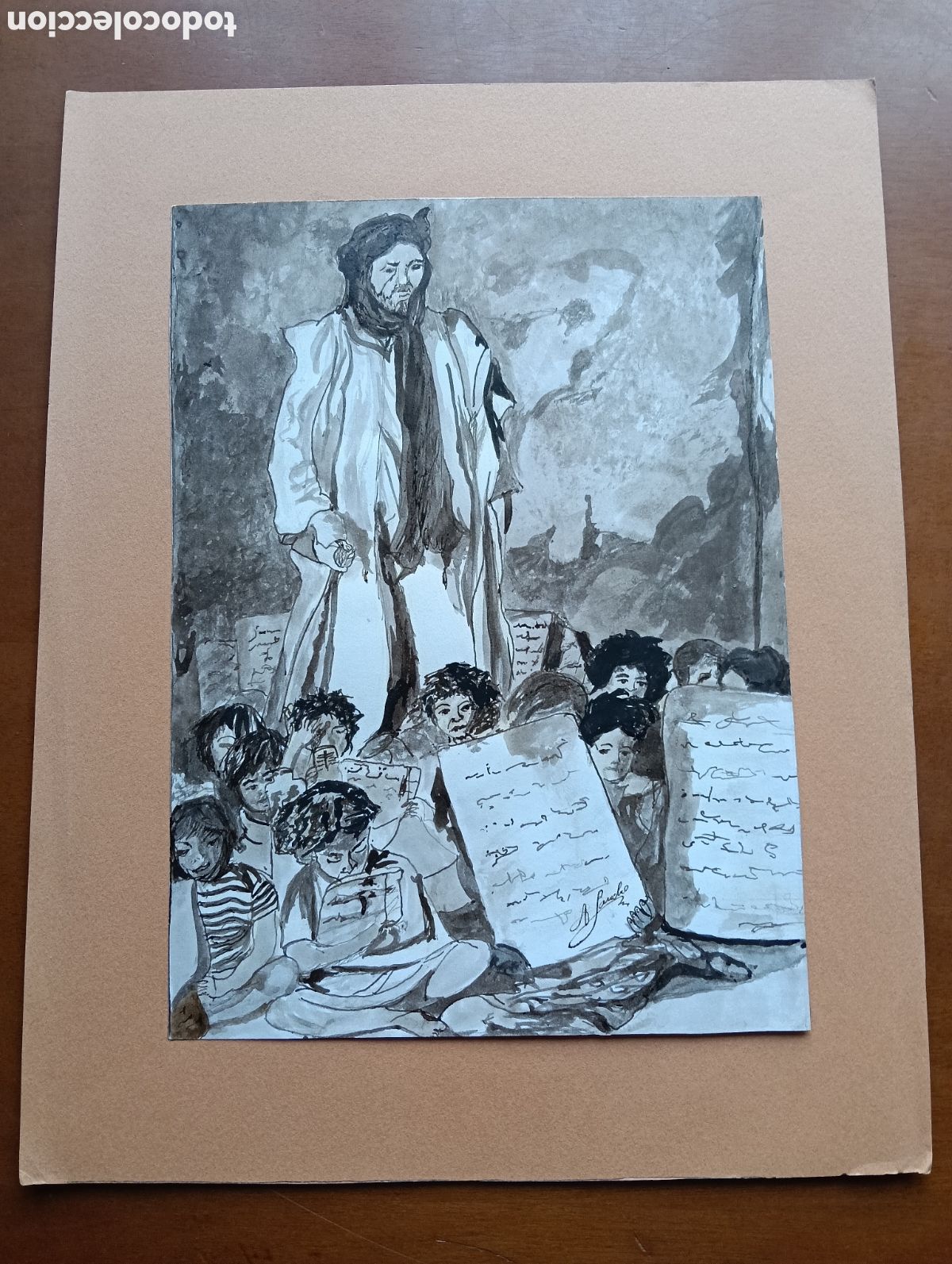 Art: Dibujo de la artista &Aacute;ngela Sancho en los primeros a&ntilde;os, (del 90 al 96), dibujos, bocetos, a