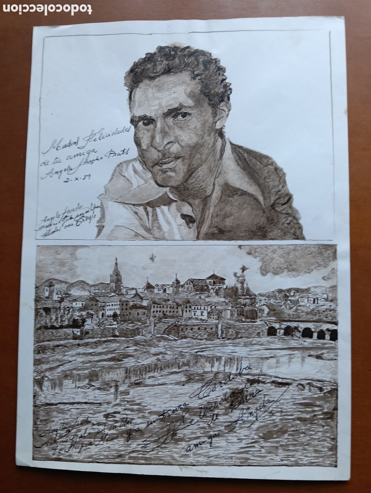 Art: Dibujo de la artista &Aacute;ngela Sancho en los primeros a&ntilde;os, (del 90 al 96), dibujos, bocetos, a