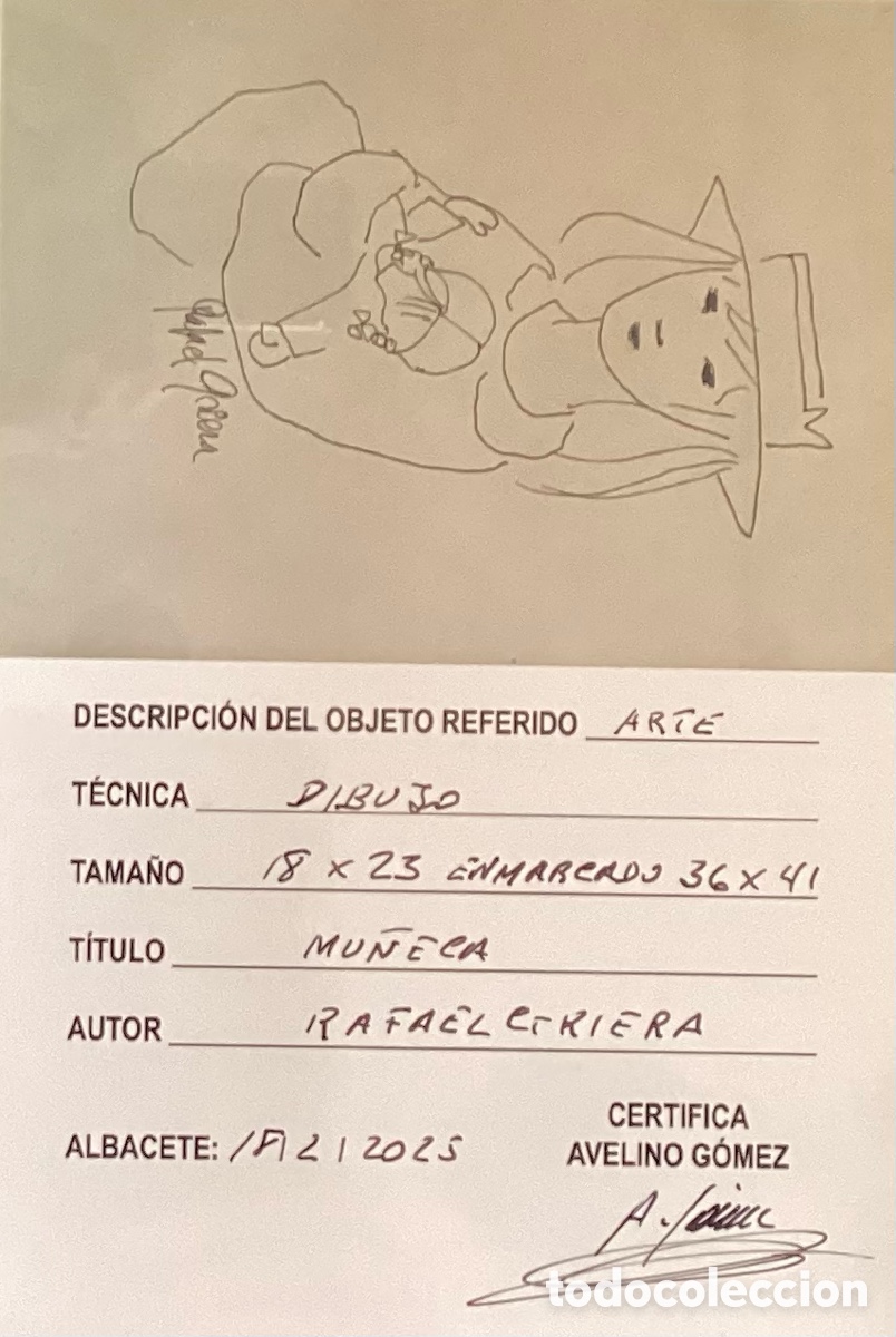 Arte: &ldquo; MU&Ntilde;ECA &ldquo; DE RAFAEL GRIERA - Foto 3