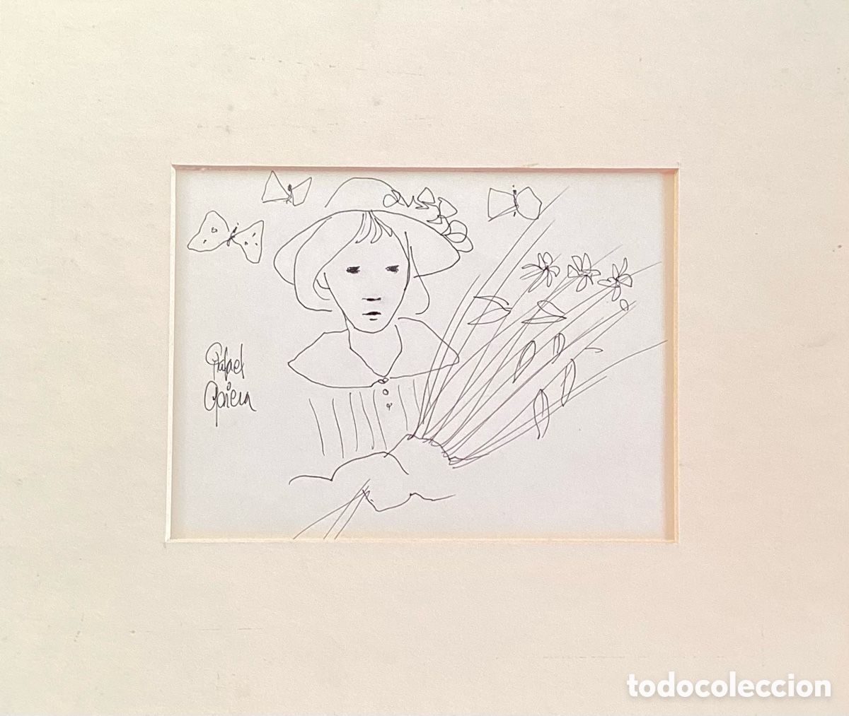 Arte: &ldquo; NI&Ntilde;A CON RAMO &ldquo; DE RAFAEL GRIERA - Foto 1