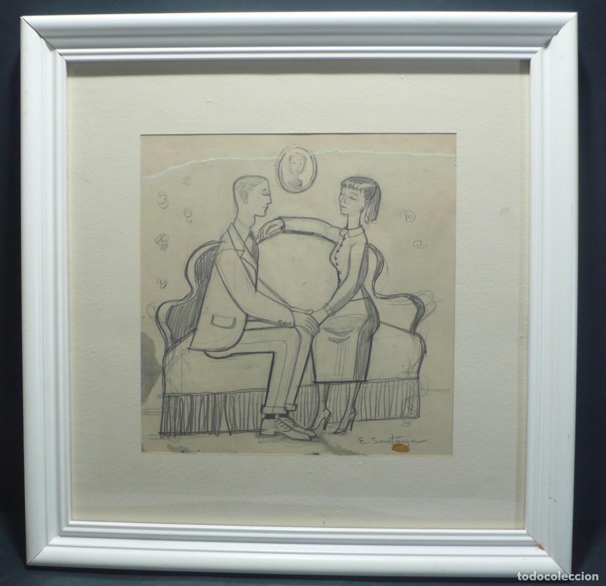 Arte: DIBUJO ORIGINAL A LAPICERO - Foto 1