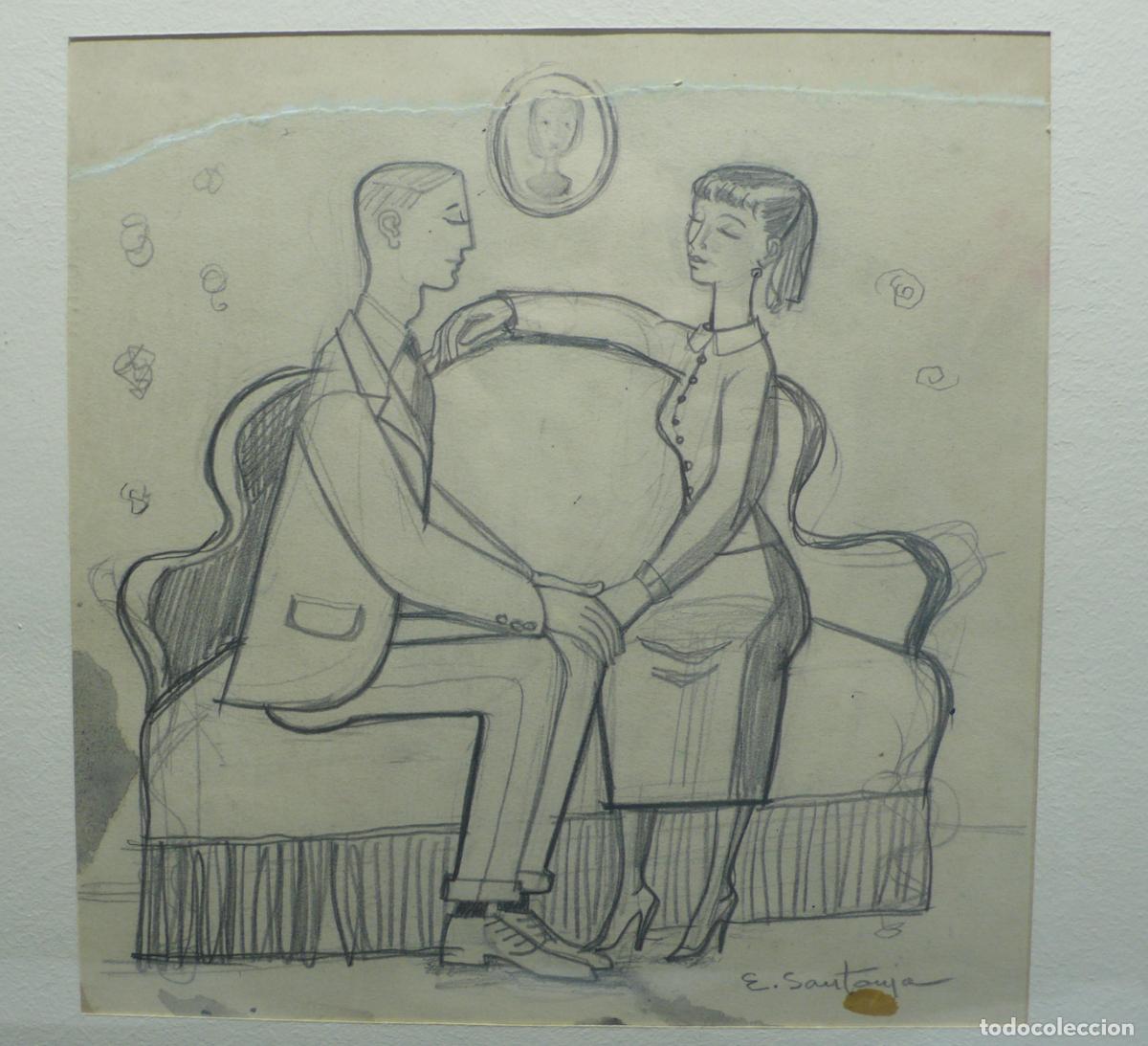Arte: DIBUJO ORIGINAL A LAPICERO - Foto 2