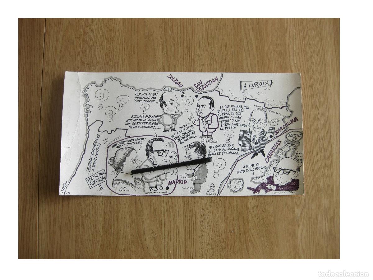 Arte: DIBUJO ORIGINAL DEL ILUSTRADOR SPIN. VI&Ntilde;ETA DE HUMOR GR&Aacute;FICO DE PRENSA. POL&Iacute;TICOS GEOGRAF&Iacute;A POL&Iacute;TICA