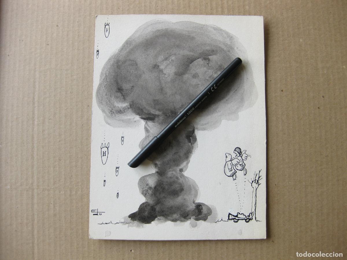 Arte: DIBUJO C&Oacute;MICO PARA CHISTE EN PRENSA DIBUJADO POR EL ILUSTRADOR EDU. 1967. VI&Ntilde;ETA DE HUMOR GR&Aacute;FICO