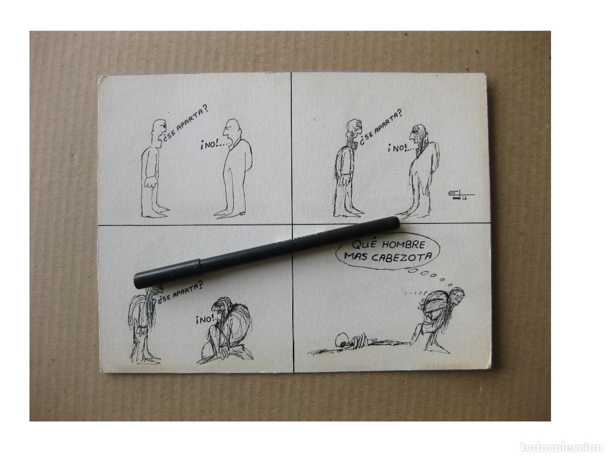 Arte: DIBUJO C&Oacute;MICO PARA CHISTE EN PRENSA DIBUJADO POR EL ILUSTRADOR EDU. 1967. VI&Ntilde;ETA DE HUMOR GR&Aacute;FICO.