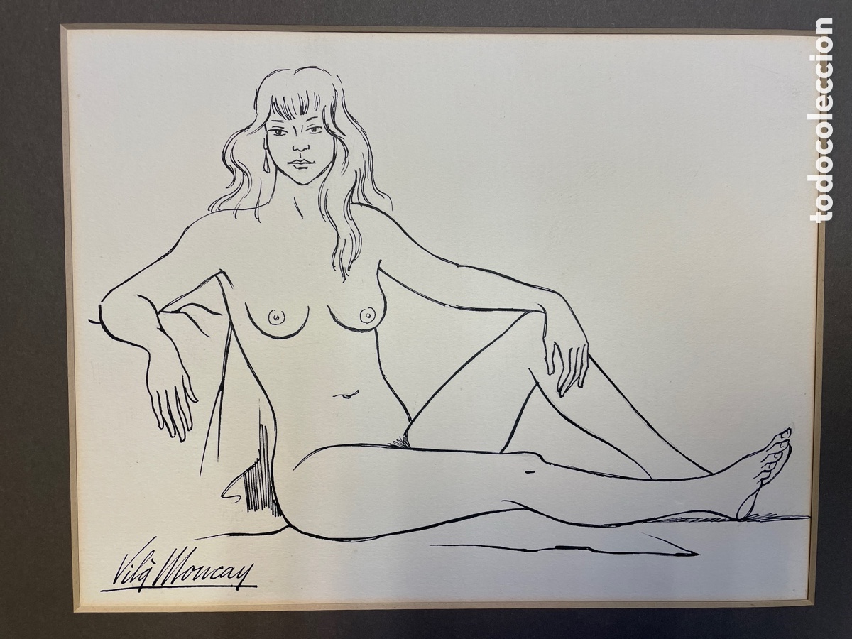 Art: Dibujo de Vil&agrave; Moncau any 1980