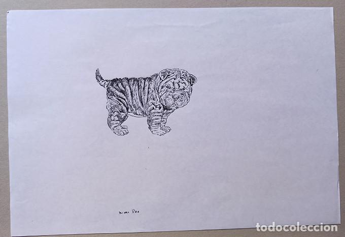 Arte: Mini Pei. Dibujo original a tinta - Foto 2