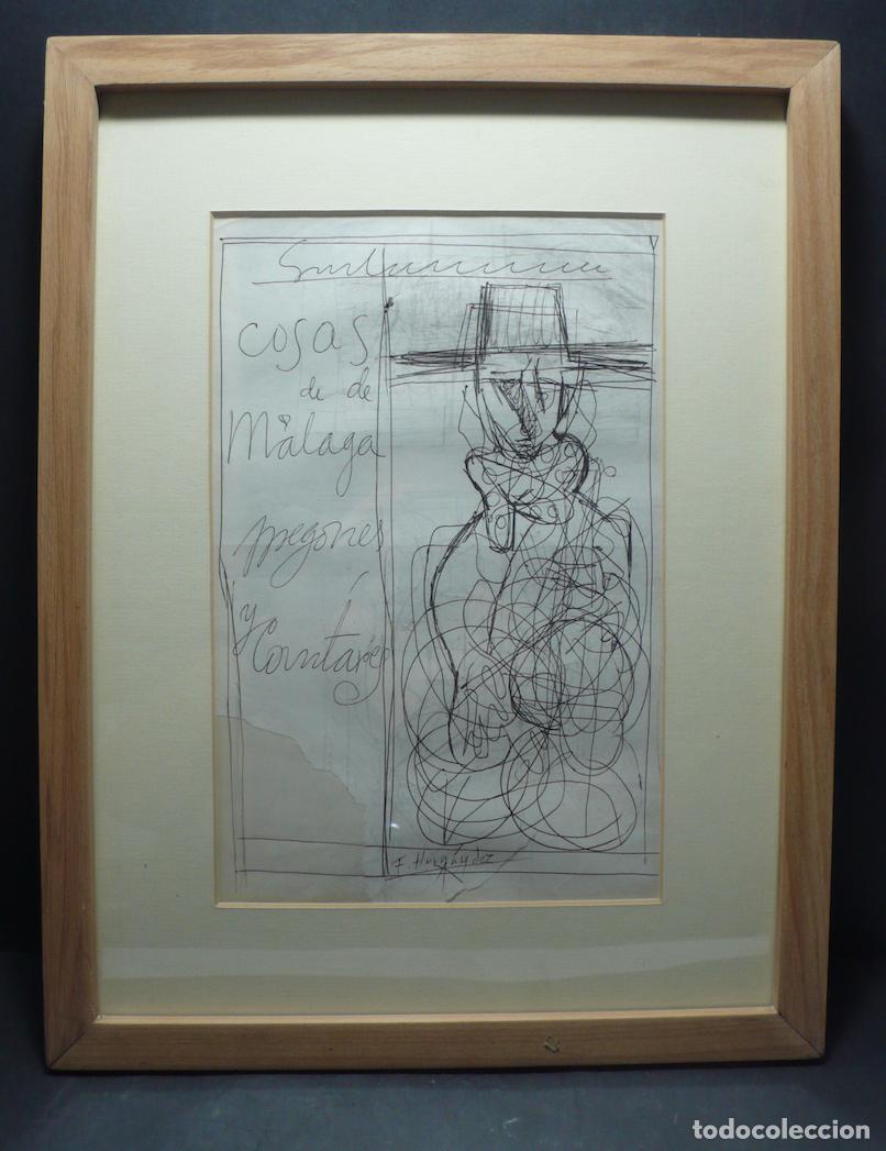 Arte: DIBUJO ORIGINAL TINTA - Foto 1