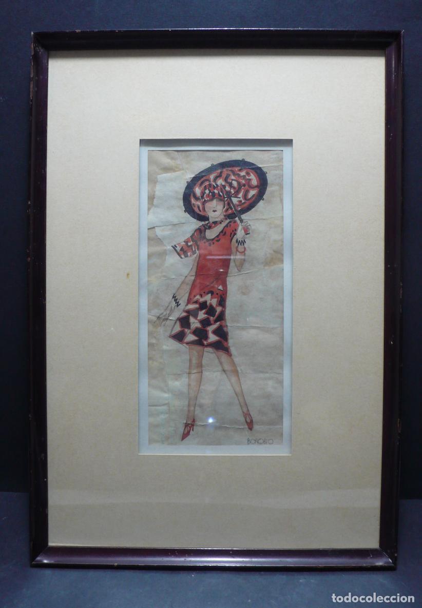 Arte: DIBUJO ORIGINAL TINTA - Foto 1