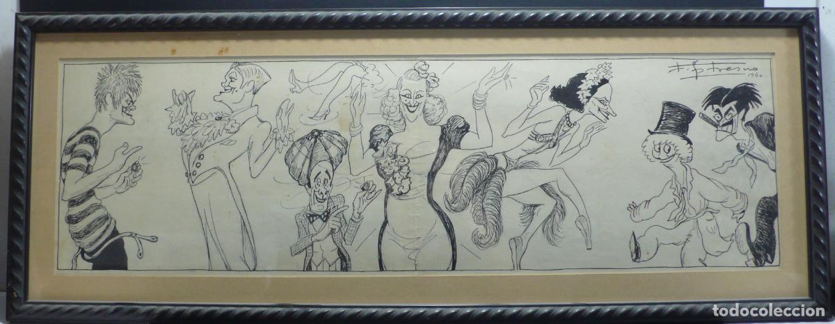 Arte: DIBUJO ORIGINAL TINTA - Foto 1