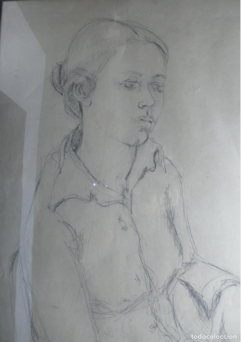 Arte: DIBUJO DE MUJER A LAPICERO - Foto 2