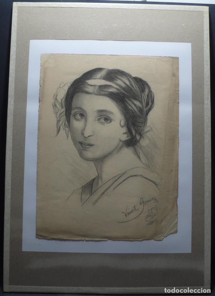 Arte: DIBUJO ORIGINAL DE MUJER - Foto 1