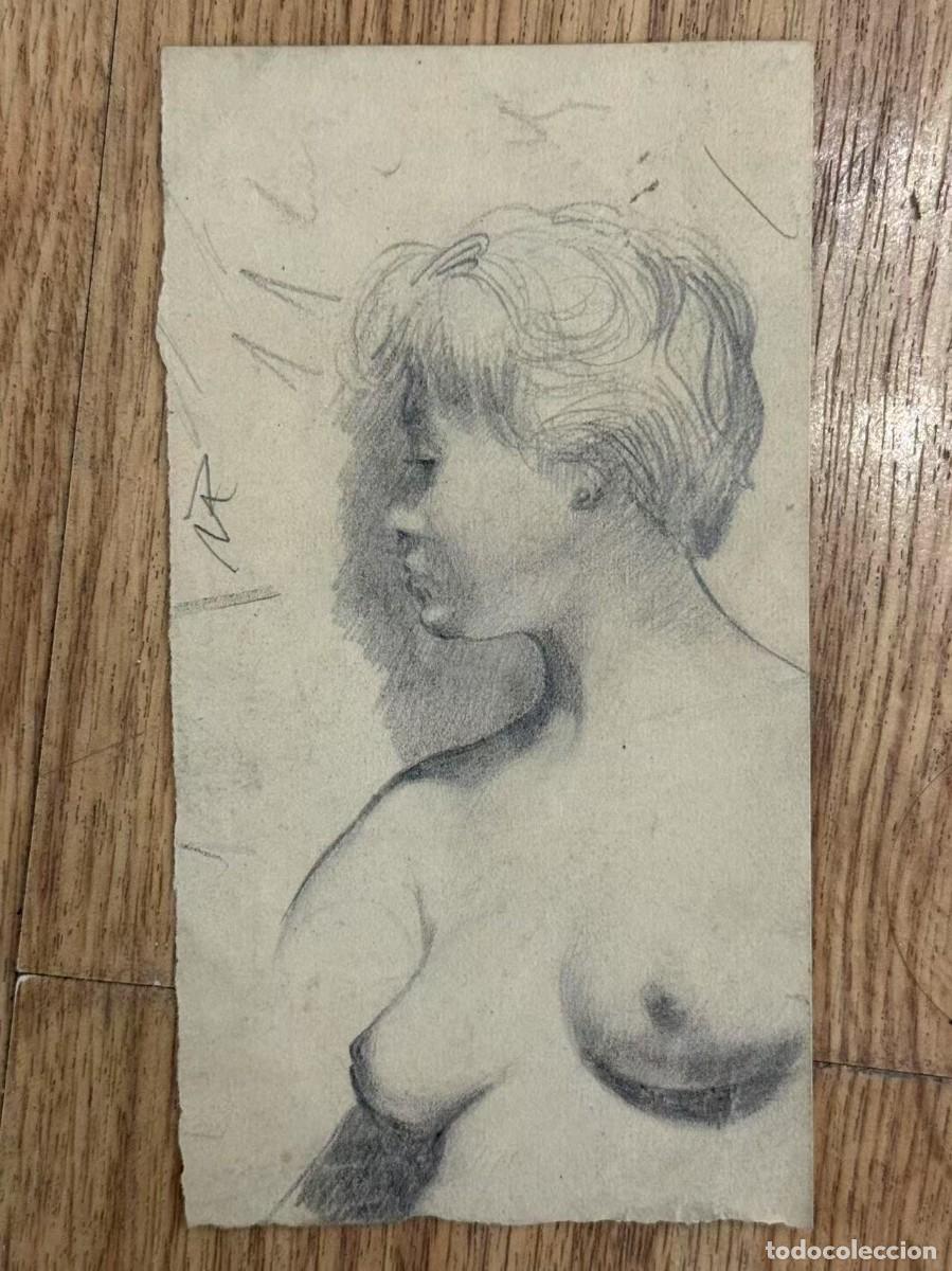 Arte: dibujo de mujer de papel - Foto 1