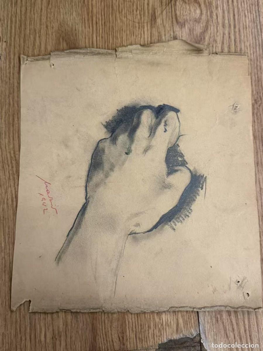 Arte: dibujo de la mano de papel - Foto 1