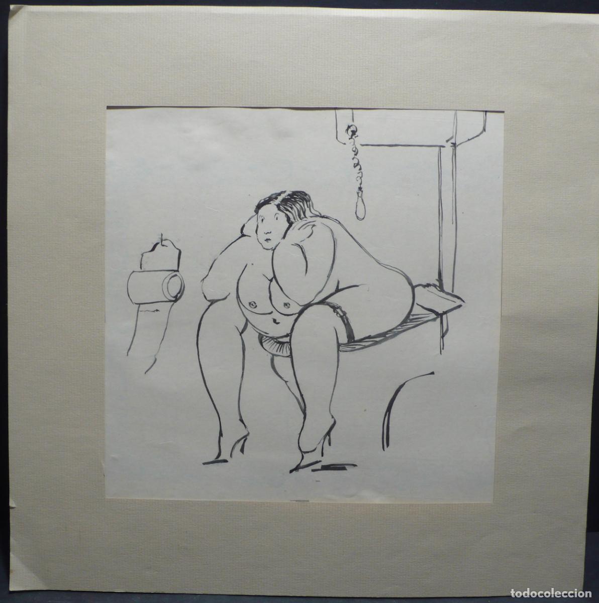 Arte: DIBUJO ORIGINAL TINTA - Foto 1