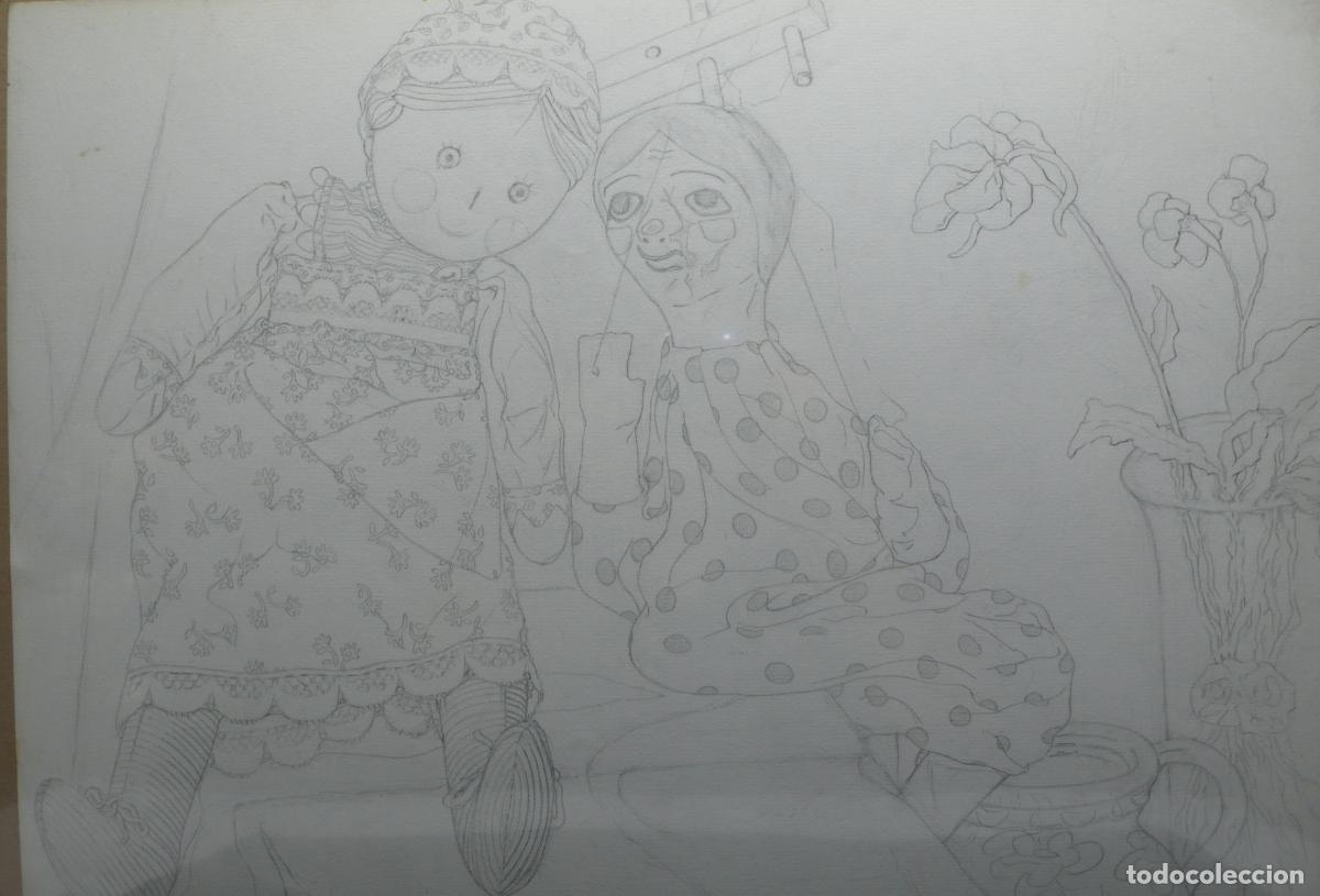 Arte: DIBUJO ORIGINAL A LAPICERO - Foto 2