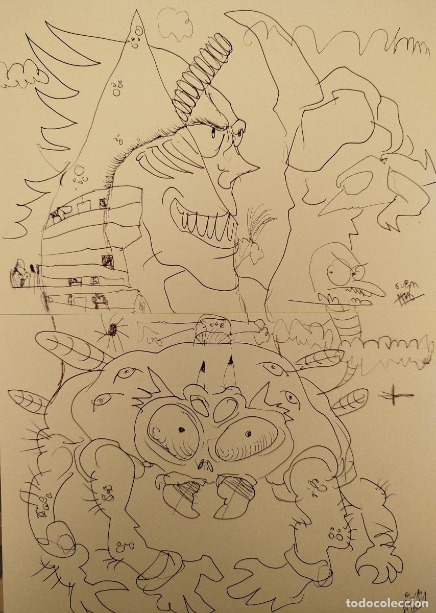 Arte: Dibujo original a tinta - Foto 1