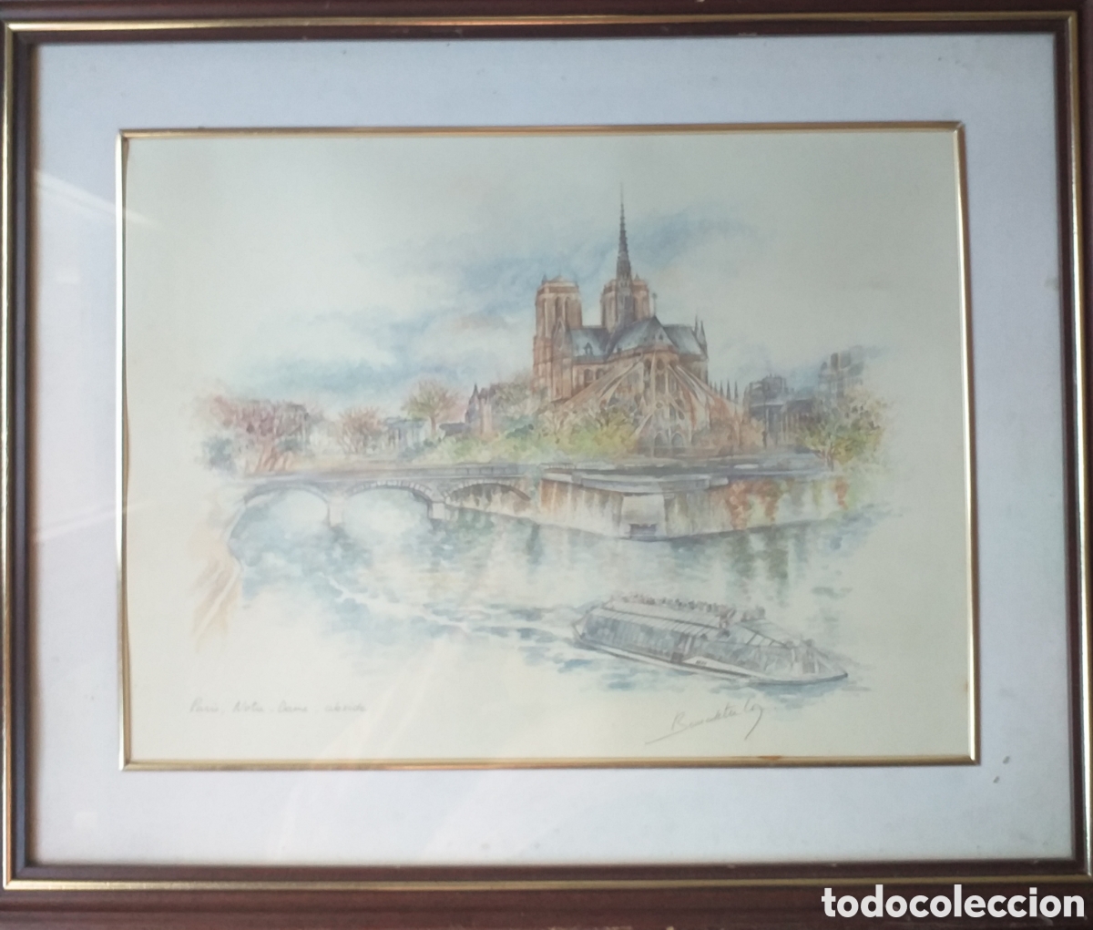 Arte: Cuadro Notre Dame en Lapiz - Foto 1