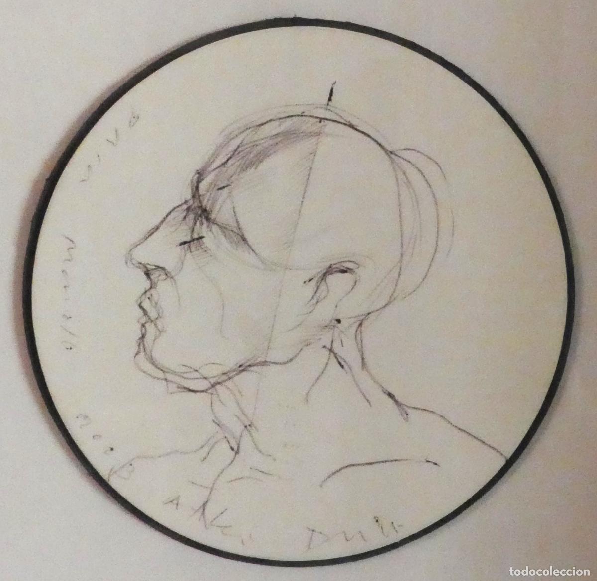 Arte: Dibujo de Dami&aacute; Diaz con marco - Foto 2
