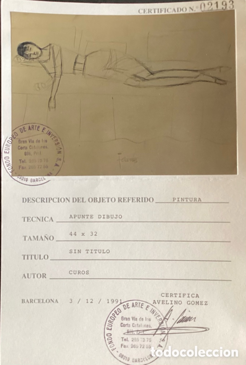 Arte: &ldquo; SIN T&Iacute;TULO &ldquo; DE JORDI CUROS - Foto 2