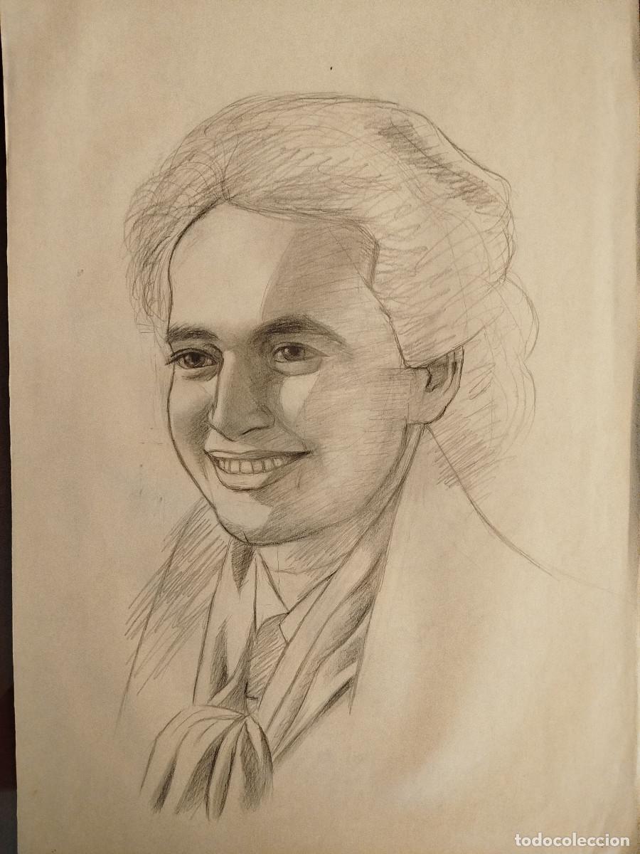 Arte: Dibujo original retro - Foto 1