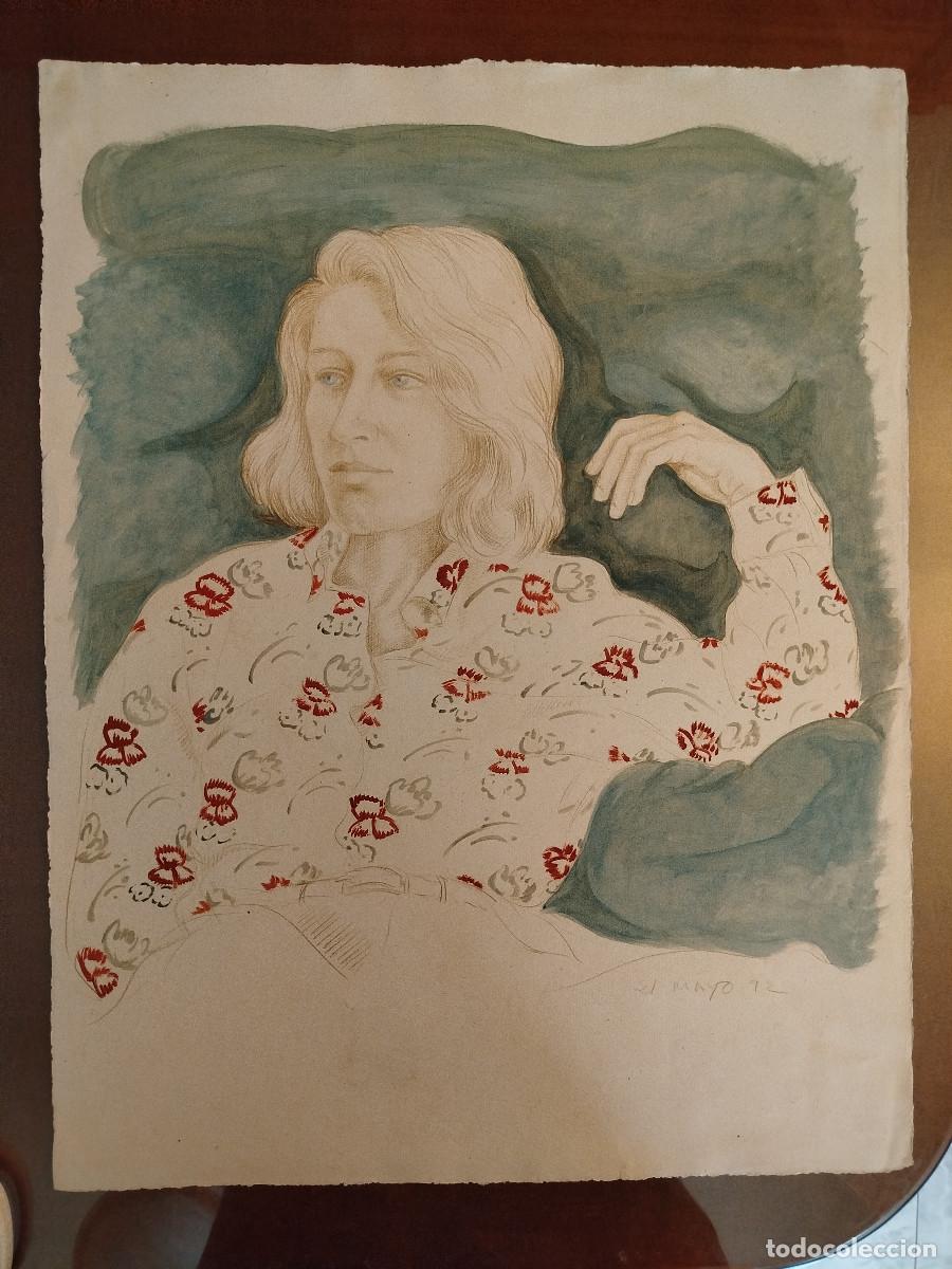 Arte: Dibujo original retro - Foto 1