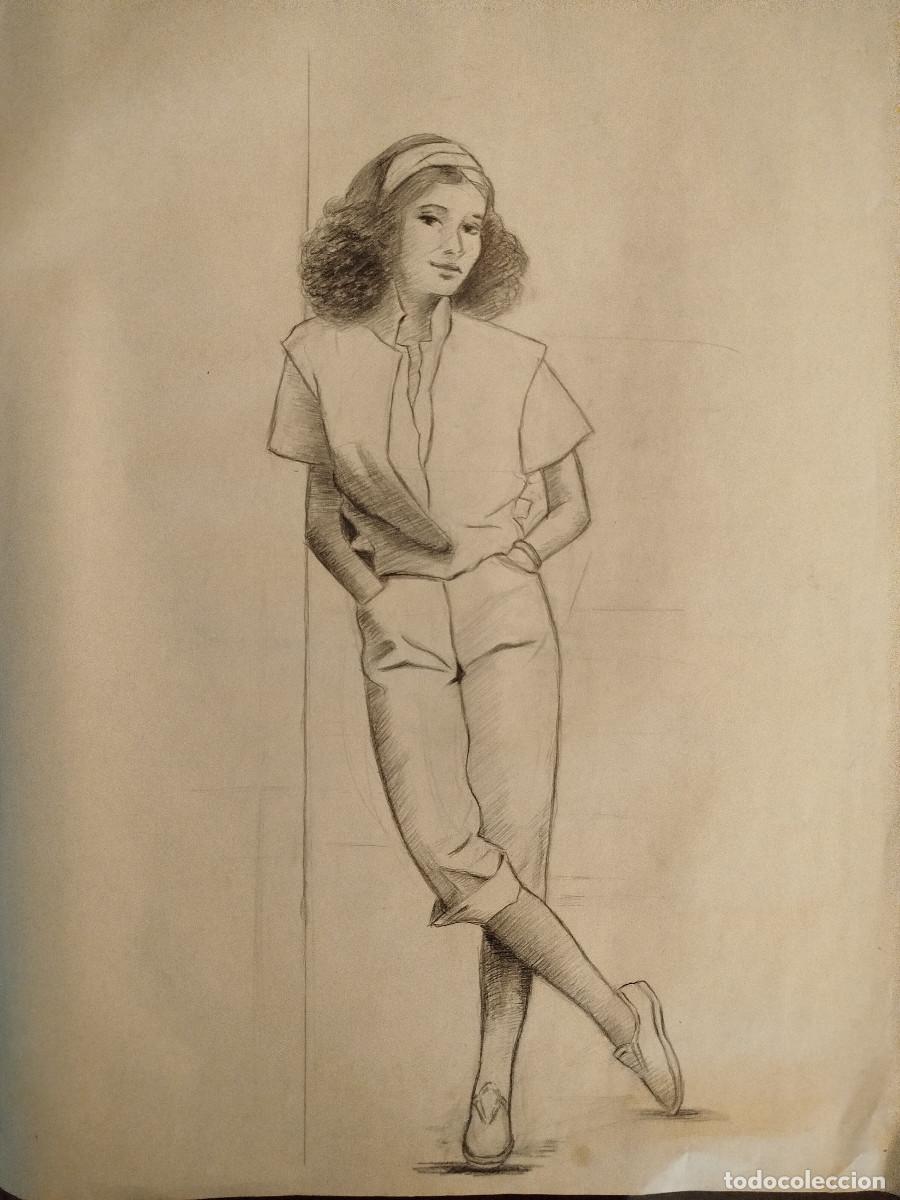 Arte: Dibujo original retro - Foto 1