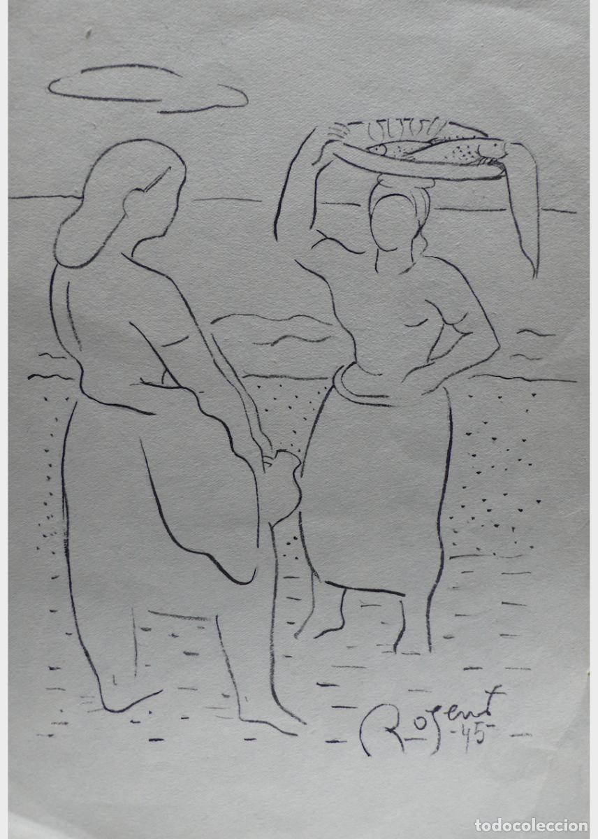 Arte: DIBUJO ORIGINAL TINTA - Foto 1