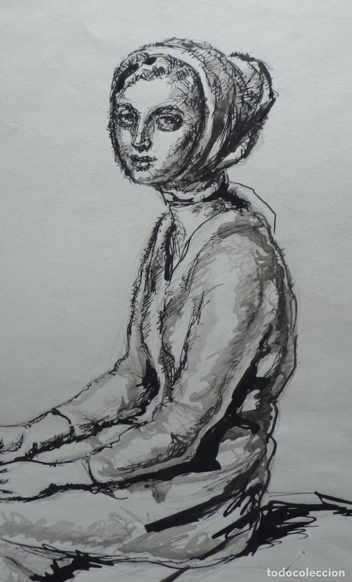 Arte: DIBUJO ORIGINAL TINTA - Foto 3