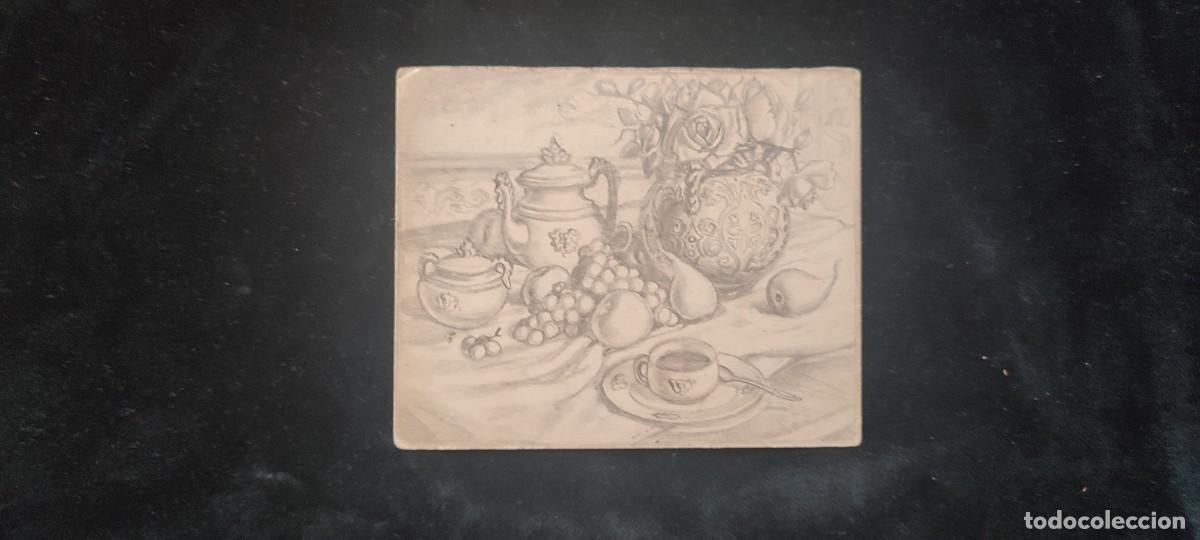 Kunst: Precioso bodeg&oacute;n al carboncillo