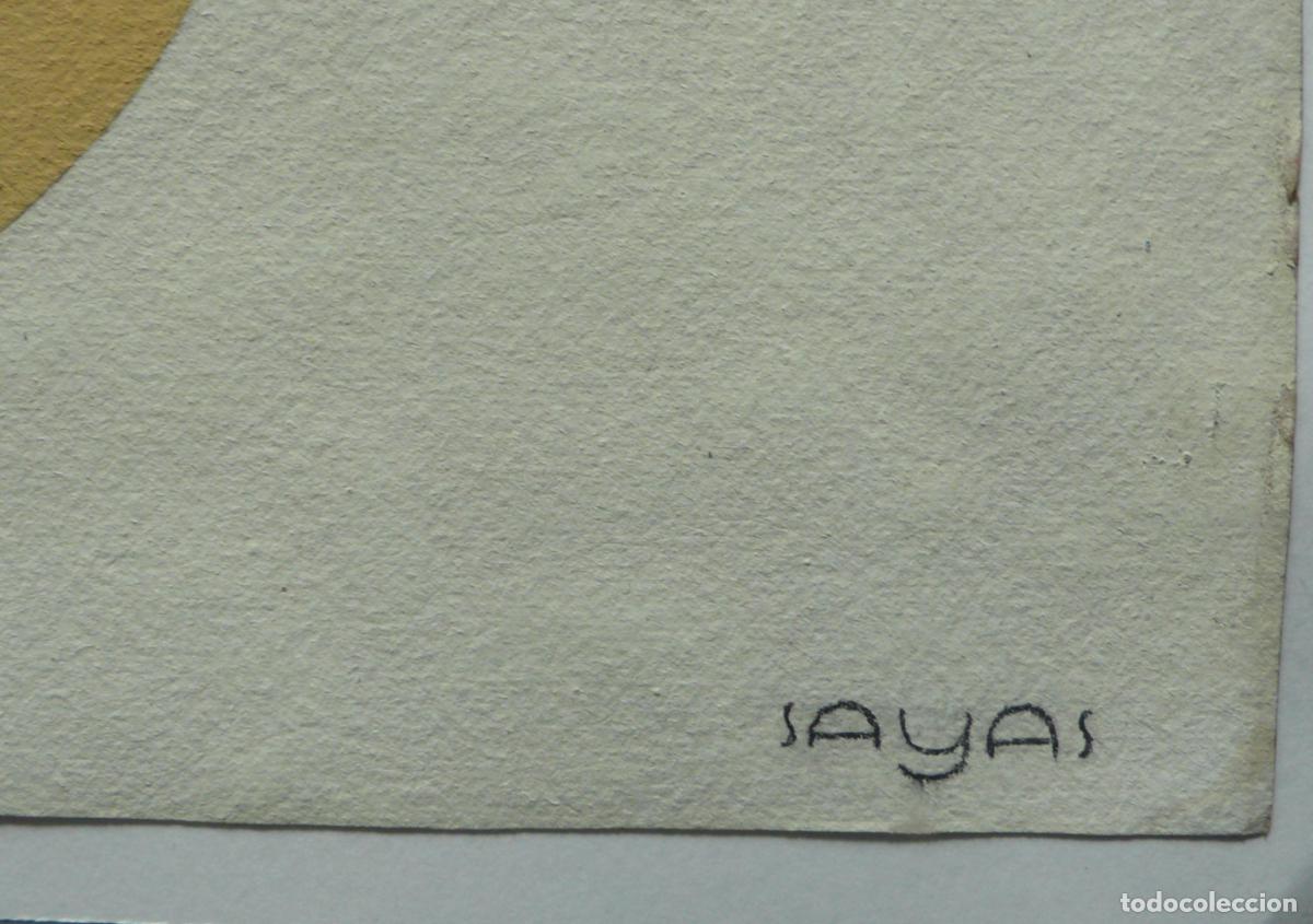 Arte: DIBUJO ORIGINAL GOUACHS - Foto 2