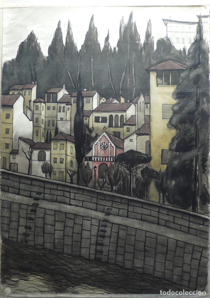 Arte: DIBUJO ORIGINAL TINTA - Foto 1