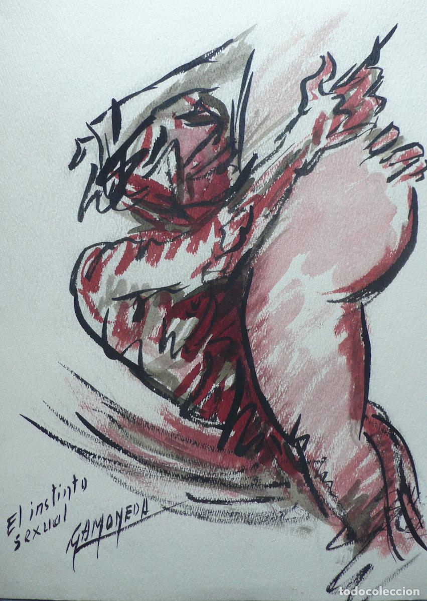 Arte: DIBUJO ORIGINAL TINTA - Foto 2