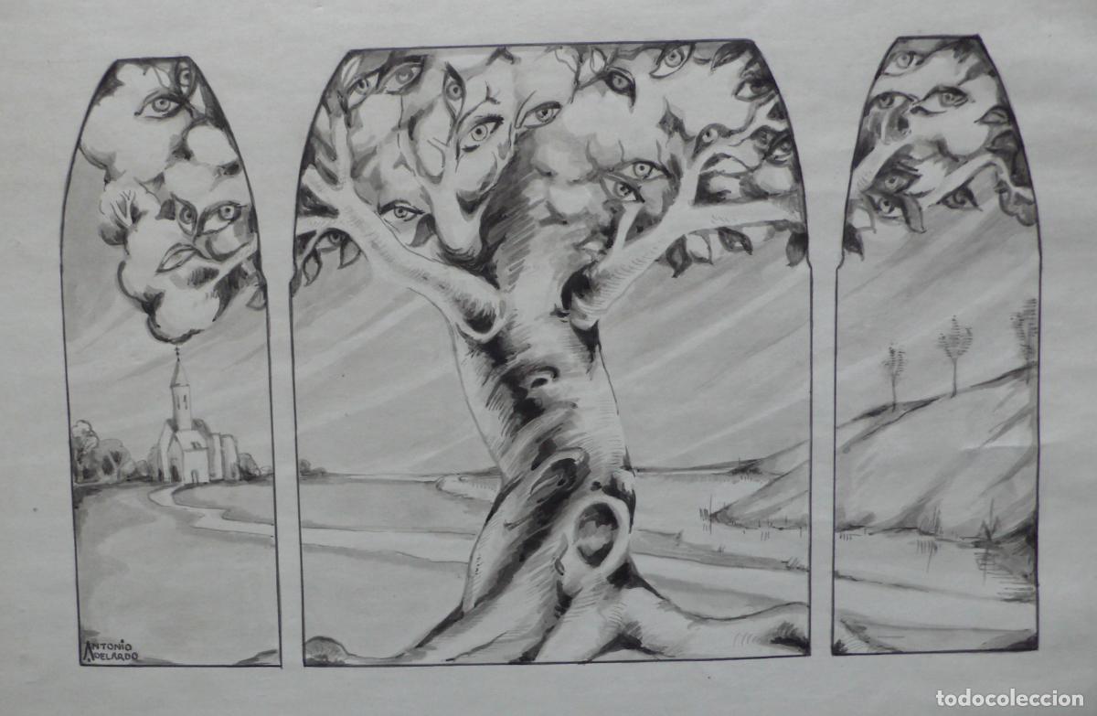 Arte: DIBUJO ORIGINAL TINTA - Foto 1